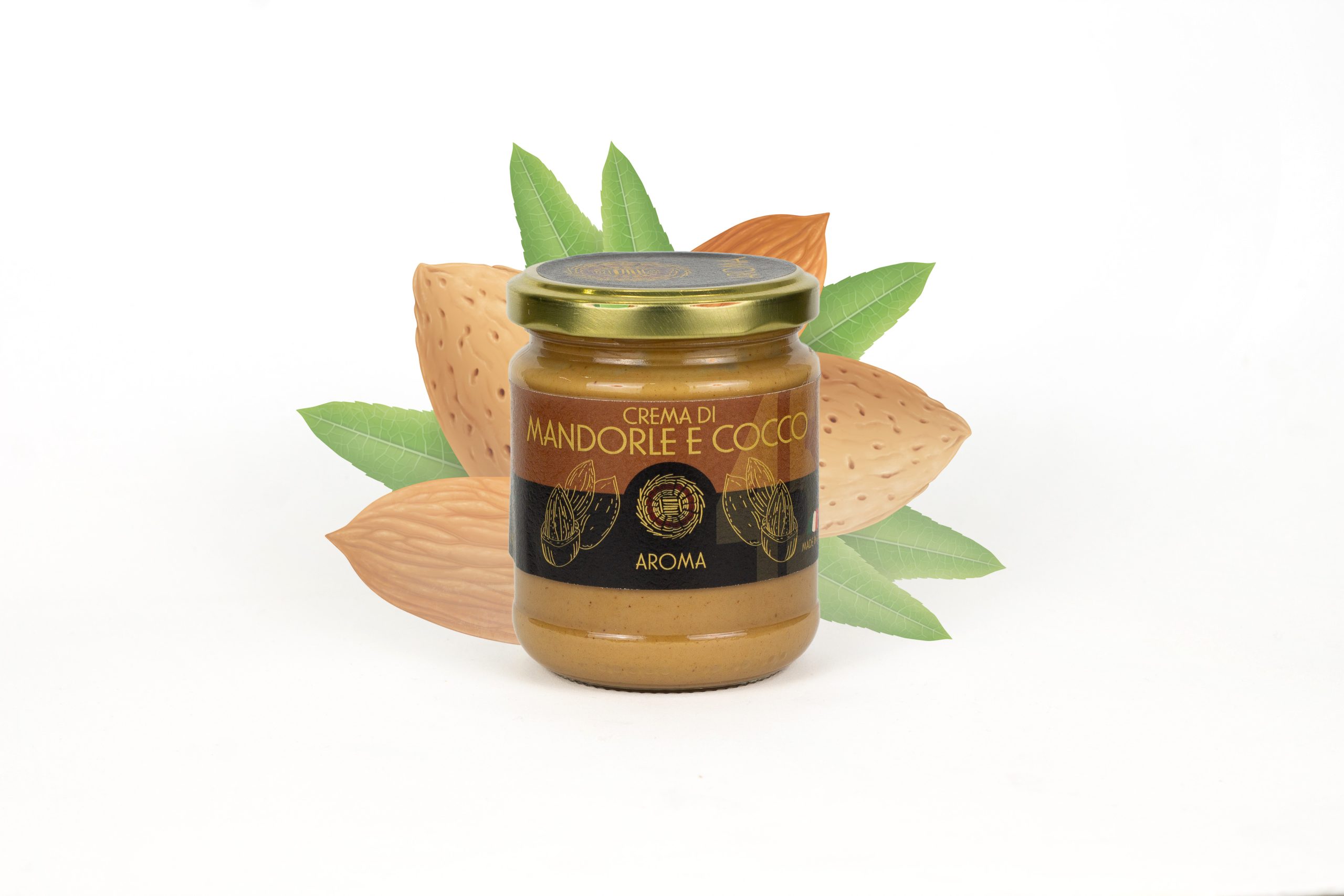 AROMA_mandorle cocco _eshop Crema di mandorle e cocco artigianale Aroma
